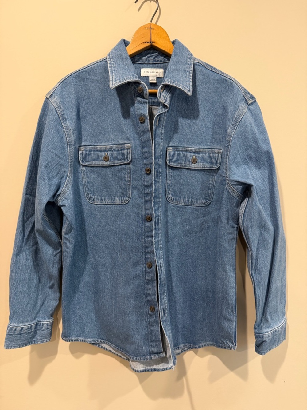 Free Assembly denim shacket